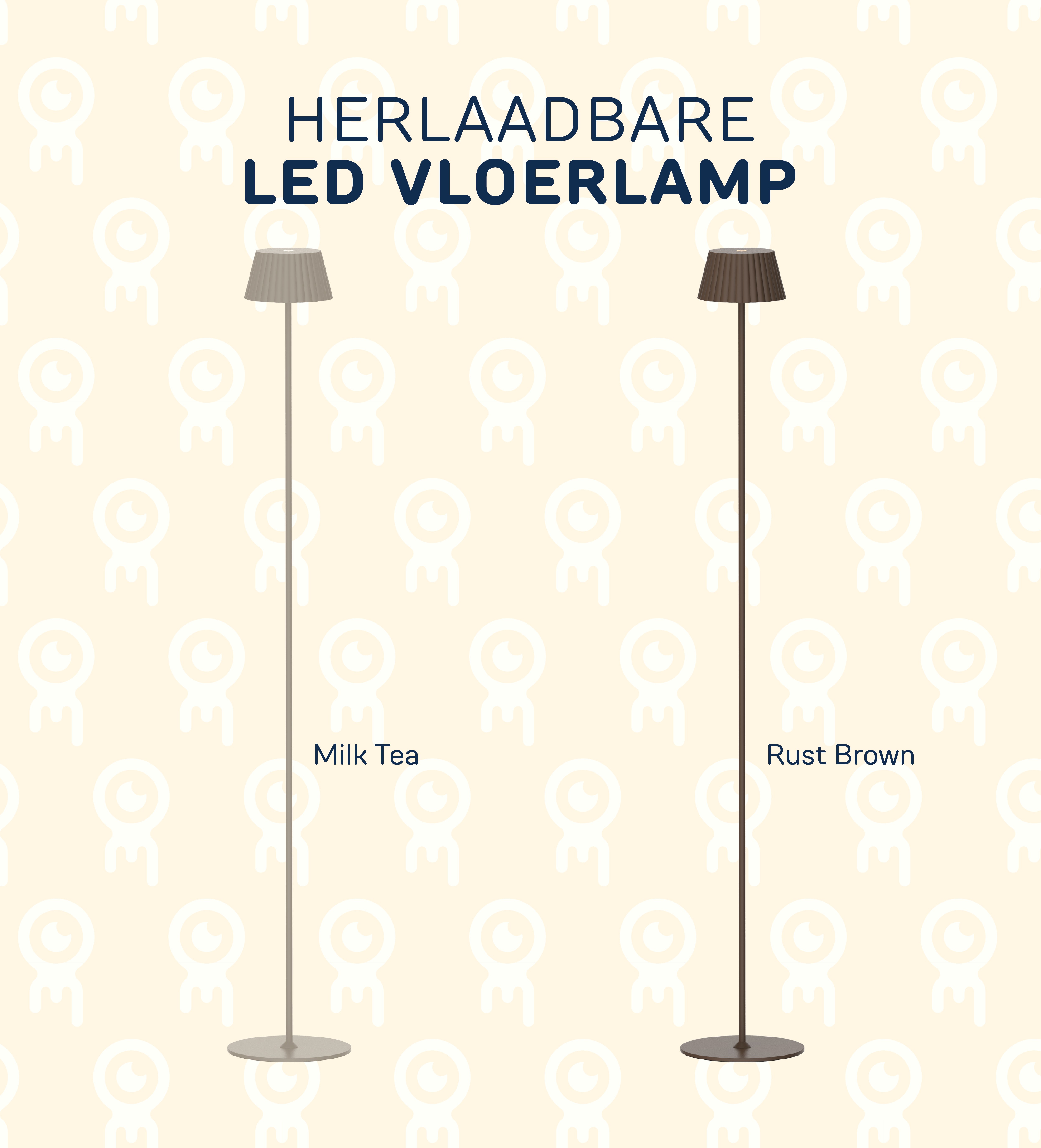 Herlaadbare Led Vloerlamp