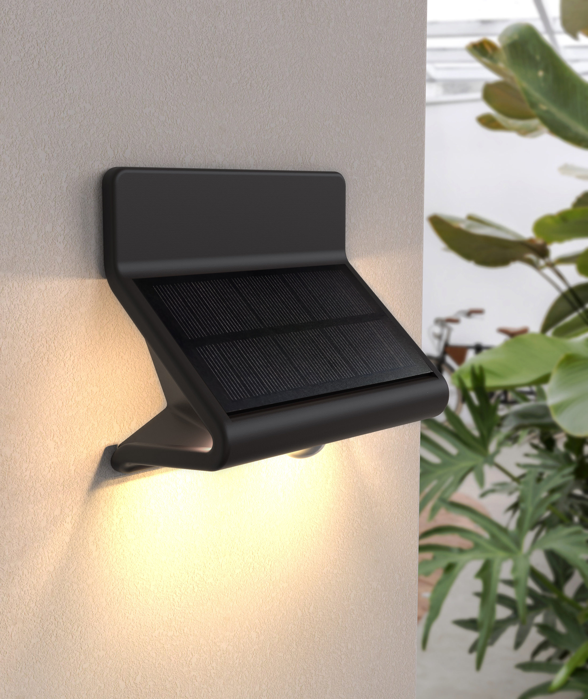 Solar Wandlamp - wit licht